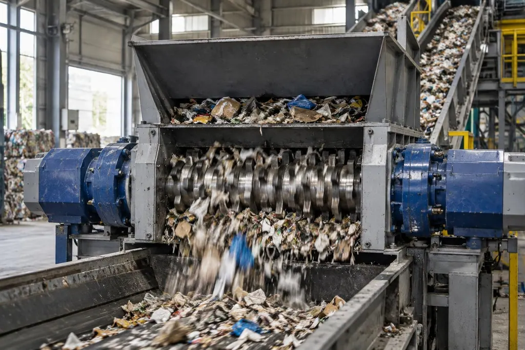 Inspection and Wear Evaluation Guide for Double-Shaft Shredder Processing Mixed Steel Scrap
