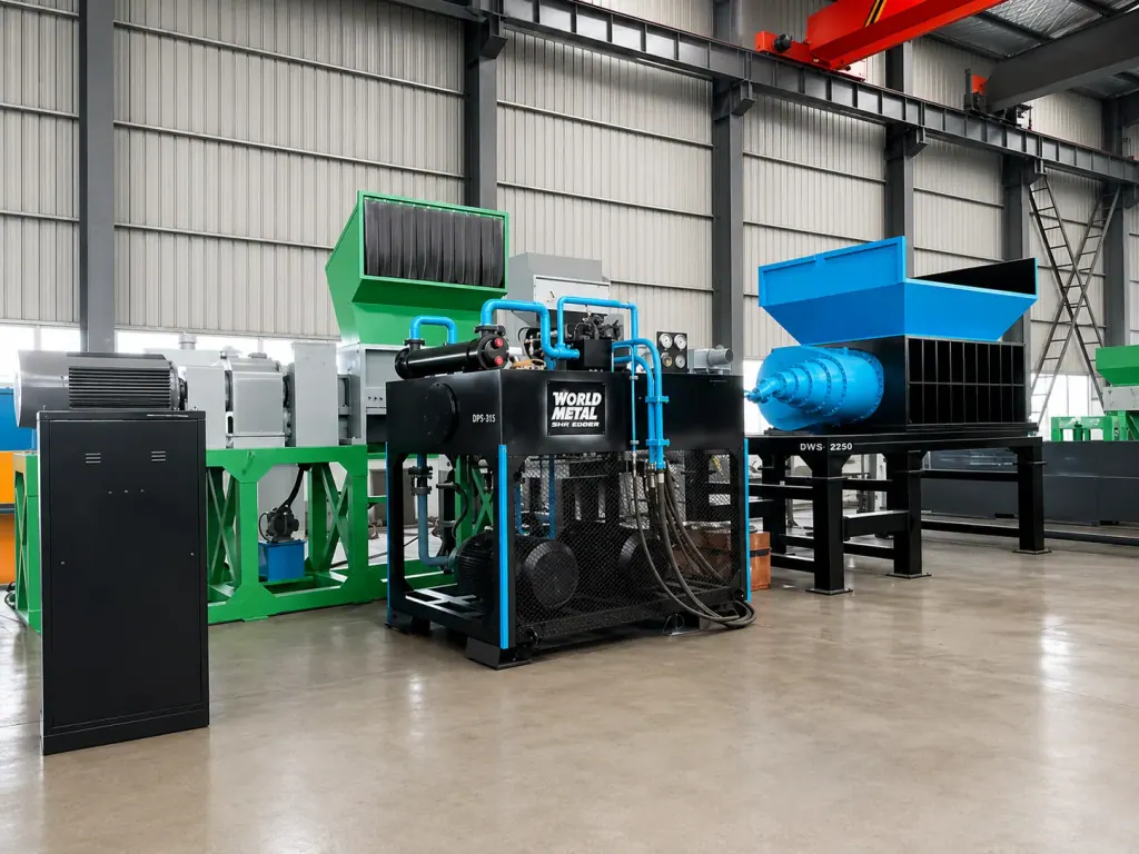 Hydraulic Shredder Selection and Power Sizing Guide for Ferrous Metal Shredding Line