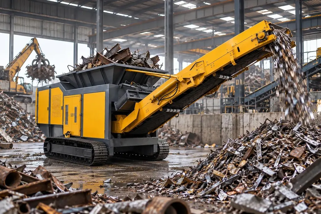 Mobile Scrap Metal Shredder Selection, Configuration, and Chassis Powertrain Evaluation Guide