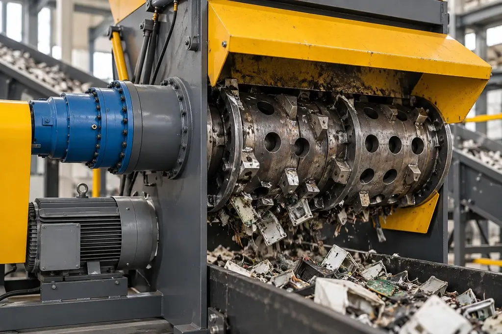 Influence of Rotor Knife Layout and Counter-Knife Gap on Mixed Scrap Shearing Efficiency 1