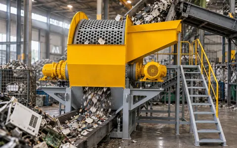 Double-Shaft Shredder Selection Guide and Blade Configuration for WEEE Recycling