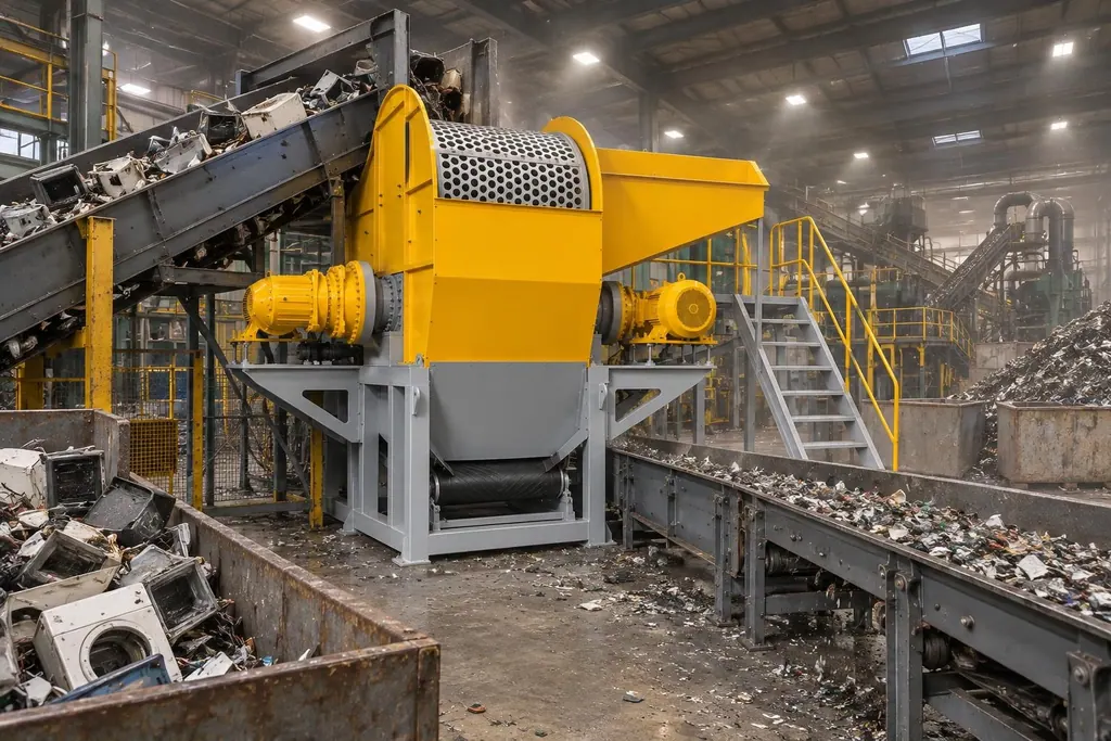 2. Hook Count and Blade Thickness for White Goods Shredding 1